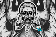 THREE SKULL, a Work Illustration by Behold creative supply (Thumbnail 2 of 3)