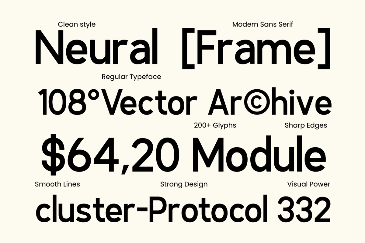 Neuria Modern Clean Sans Serif Font, a Sans Serif Font by Vadovastd (Photo 5 of 10)