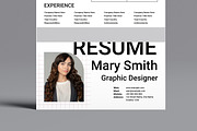 Graphic Designer Resume Template, a Stationery Template by MightyDesign (Thumbnail 3 of 8)
