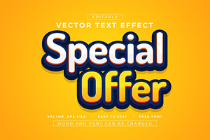 Special Offers Text Effect | EPS, a Layer Style Add-On by padilah_a