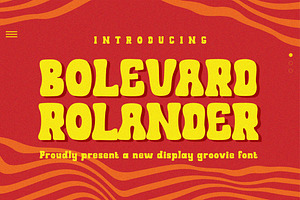 Bolevard Rolander Display Font