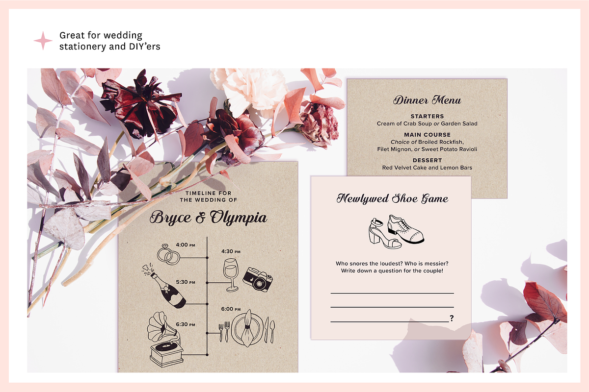 Hand Drawn Wedding Illustrations, an Illustration by rabeccky (Photo 5 of 7)