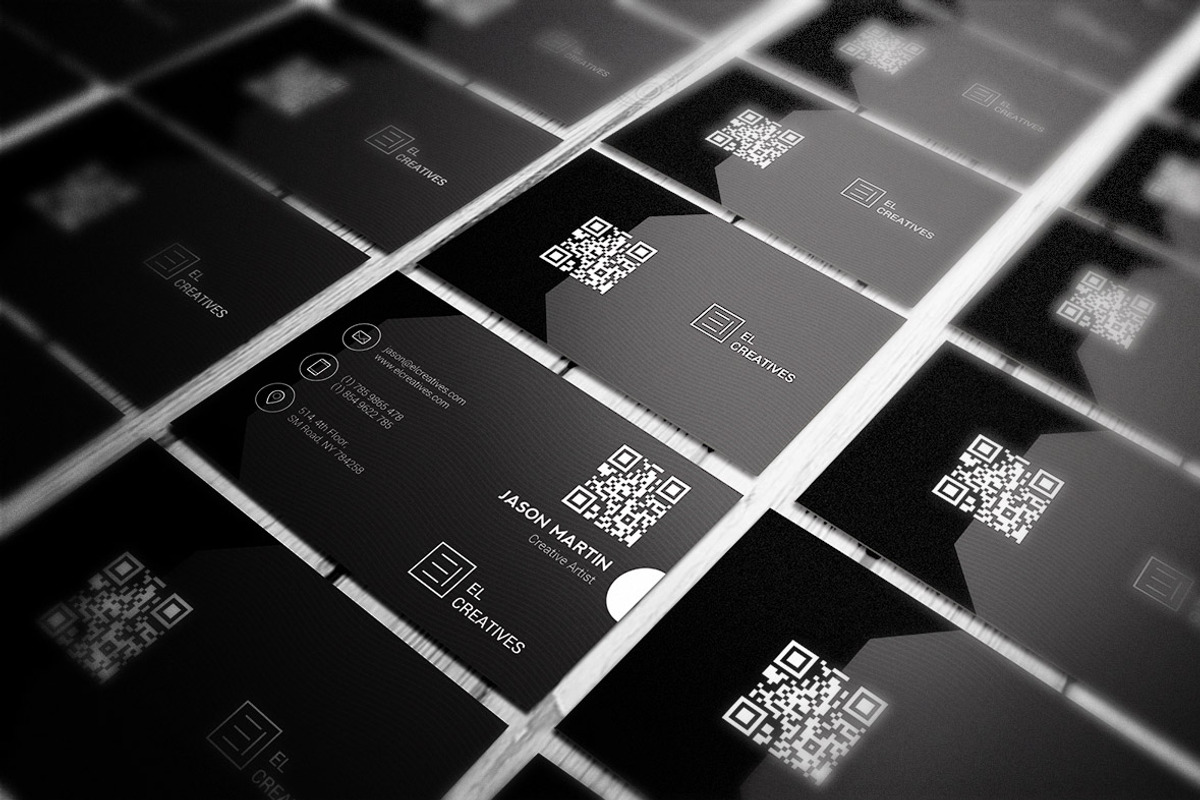 Dark Corporate Business Card, a Business Card Template by bouncy (Photo 2 of 3)