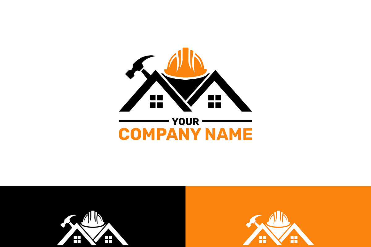Modern Construction Company Logo, a Branding & Logo Template by HueNestify (Photo 2 of 3)
