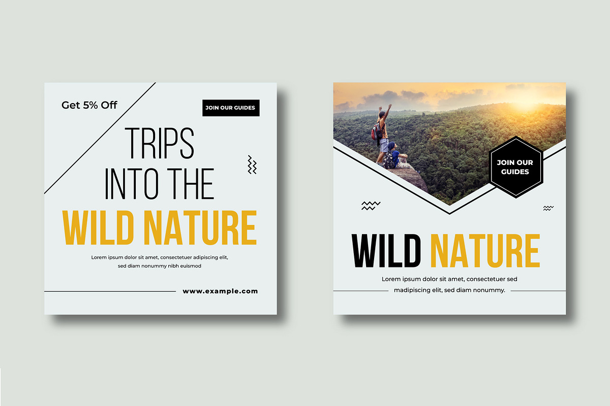 Adventure and Nature Social Media, a Social Media Template by MightyDesign (Photo 4 of 7)