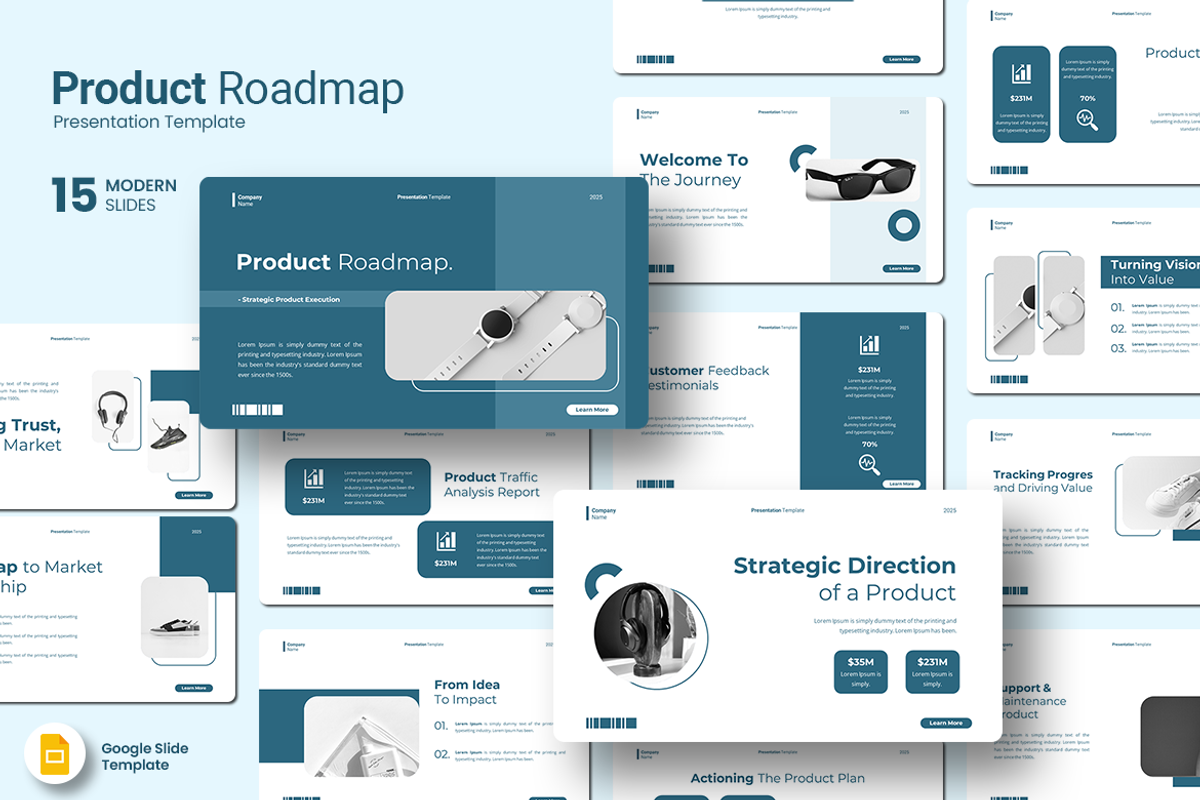 Product Roadmap - Google Slides