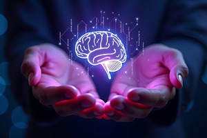 Brain health concept ai artificial, a Technology Photo by Artonix