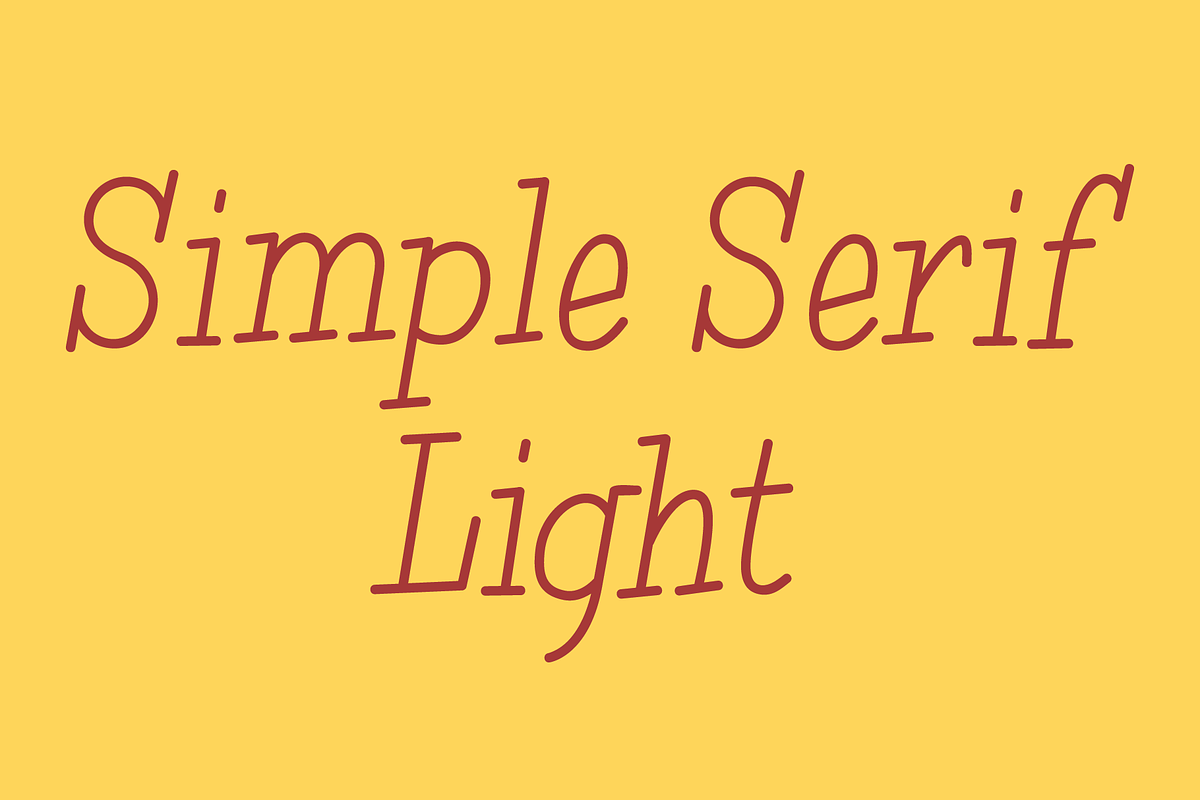 Simple Serif - Hand Lettered Fonts, a Script Font by GG Design (Photo 2 of 16)