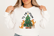 Retro Christmas Kids PNG, an Illustration by Craft Nest (Thumbnail 2 of 6)