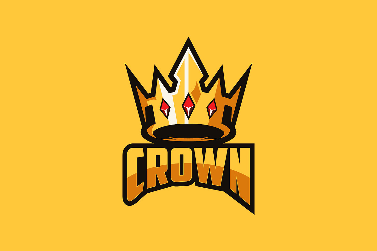 Crown Esports Logo Templates, a Branding & Logo Template by kidzdsgn (Photo 3 of 3)