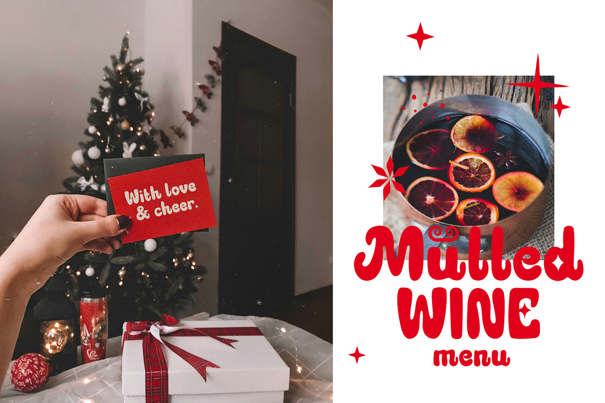 Silent Night Christmas Font Family, a Handwritten Font by Struvictory.art (Photo 7 of 10)