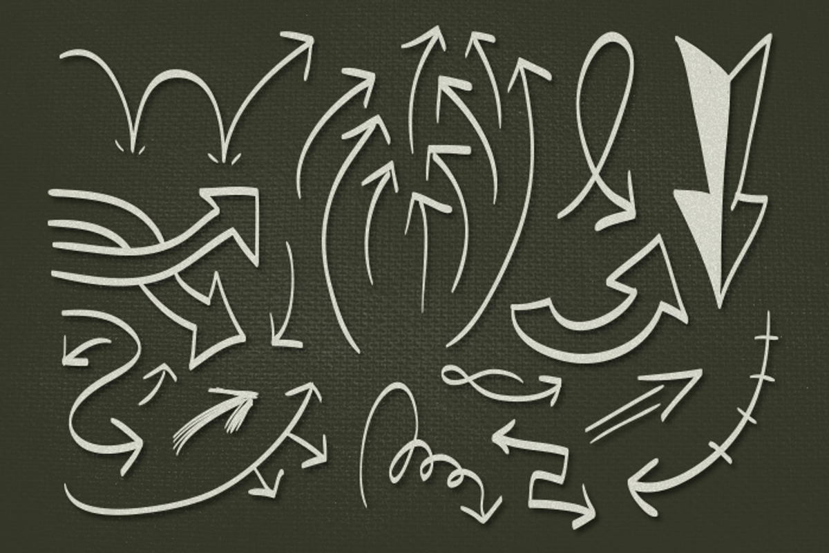 Hand Drawn Arrows preview 5