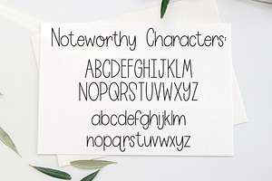 Noteworthy, Neat Sans Serif Font