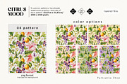 Citrus mood-summer seamless patterns, a Pattern Graphic by Pamyatka Shop (Thumbnail 8 of 13)