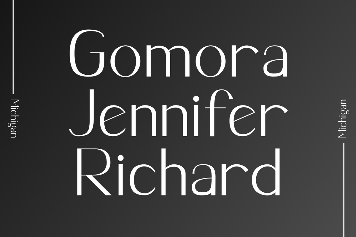 Michigan, a Sans Serif Font by Rissyletter Studio (Photo 4 of 7)