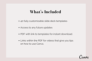 Slide Deck Canva Templates, a Presentation Template by Joanna Lane Designs (Thumbnail 3 of 3)