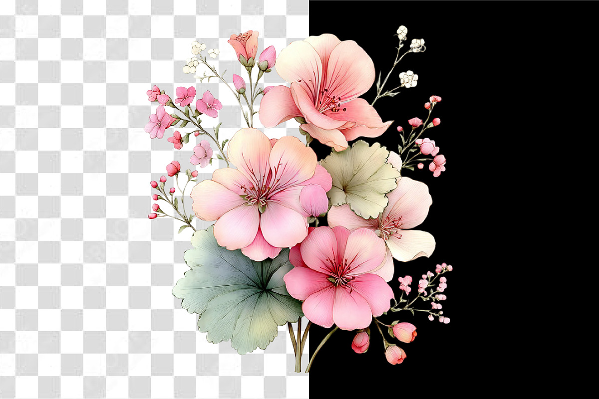 Whimsical Summer Flowers Clipart, an Illustration by Designworld (Photo 6 of 6)