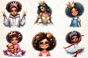 Quirky African American Girl with Cr, a Seasonal Illustration by Rose Art (Thumbnail 4 of 4)
