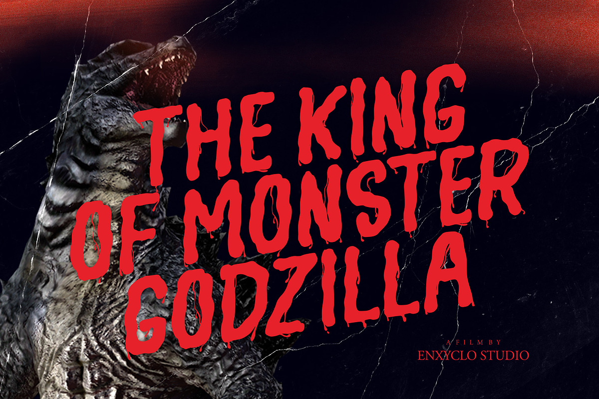 NCL HALLOWEEN DANGER - Bloody Horror, a Handwritten Font by Enxyclo Studio (Photo 9 of 10)