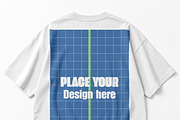 Oversized T-Shirt Flat Lay Mockup, a Shirt Mockup by Pixel Foundry (Thumbnail 3 of 3)