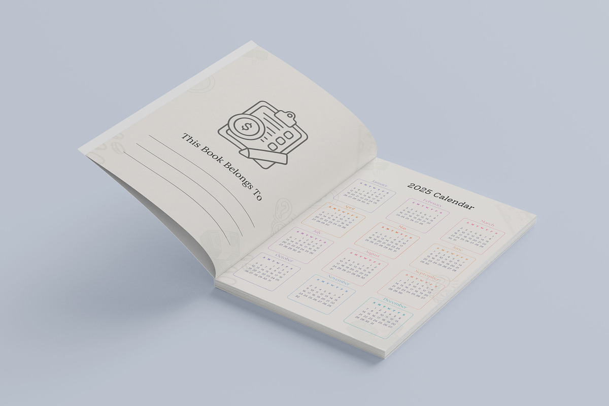 2025 Budget Planner, a Print Template by Book2bees (Photo 2 of 4)