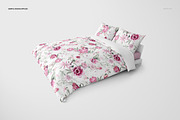Bedding Mockup Set - Duvet & Pillows, a Household Mockup by creatsy2 (Thumbnail 4 of 9)