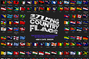 271 Hi Res PNG Country Flags, an Object Graphic by bnrcreativelab (Thumbnail 1 of 10)