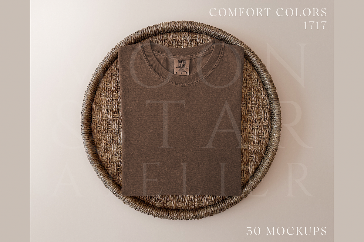 Comfort Colors 1717 Bundle, a Shirt Mockup by Moon and Star Atelier (Photo 4 of 6)