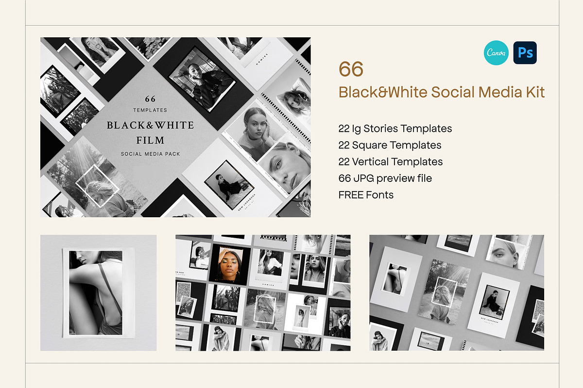 Analog BUNDLE Elements & Templates, a Social Media Template by Sparrow & Snow (Photo 4 of 7)