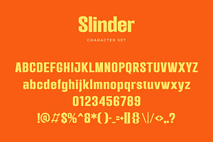 Slinder - Modern Sans Serif