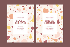 Backgrounds with terrazzo pattern, a Decorative Illustration by Good Studio