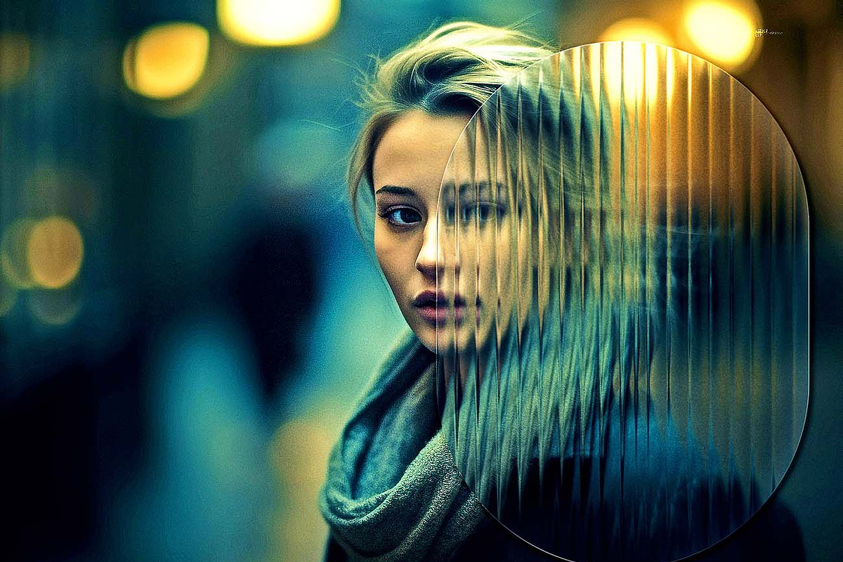 GLASS MORPH REFRACTION PHOTOSHOP, an Action Add-On by Studio Retouch (Photo 5 of 14)
