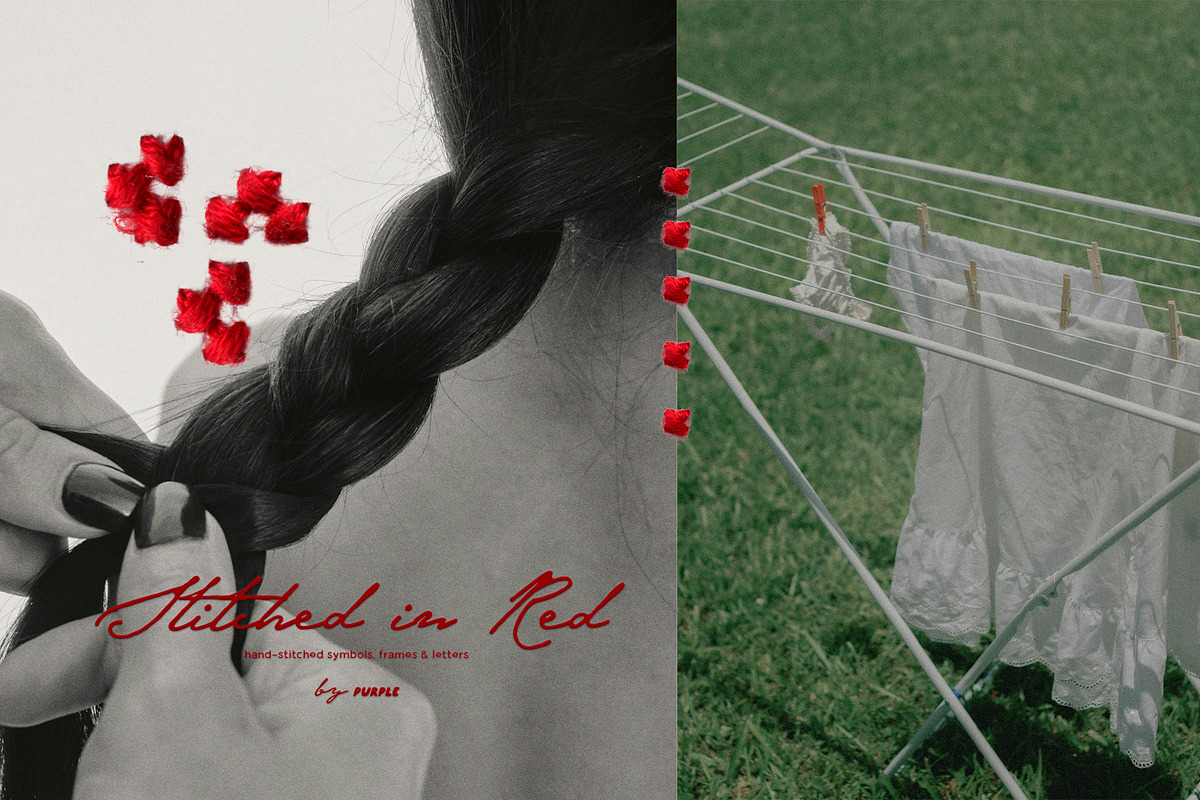 Stitched in Red Elements, an Object Graphic by Purple (Photo 11 of 17)