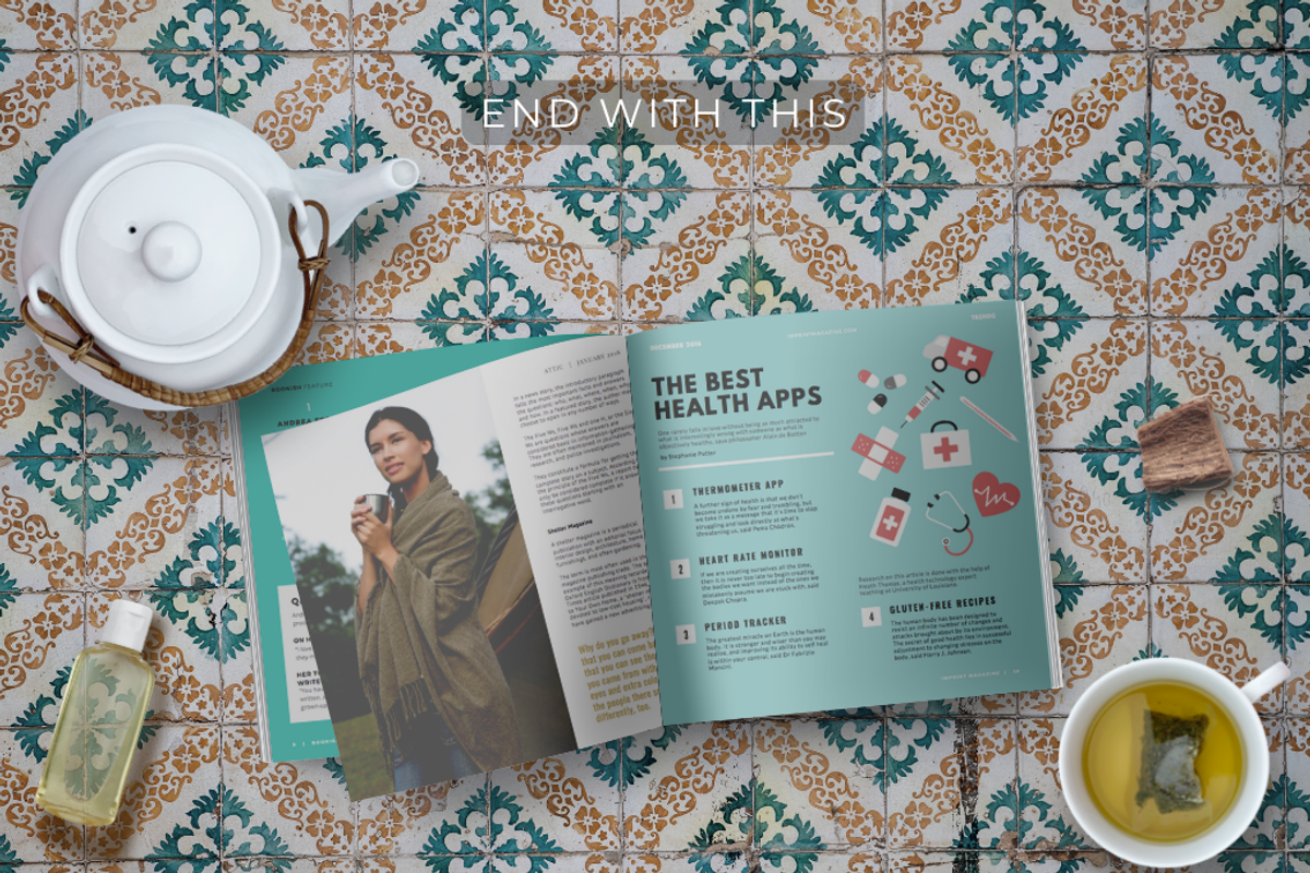 Square Magazine Mockup for Canva