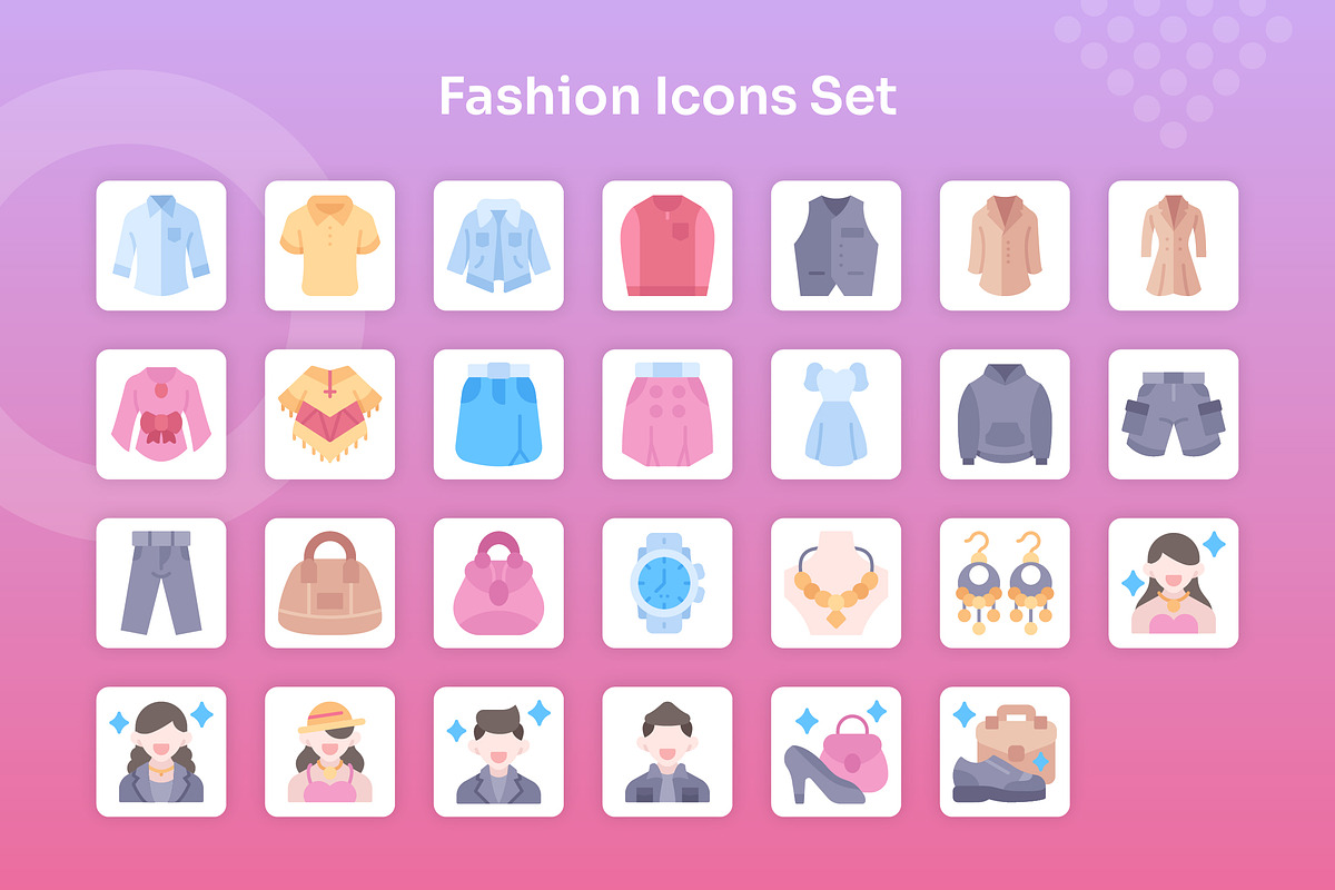 Fashion Icons Set - Flat, an Icon by Kmg Design (Photo 2 of 2)