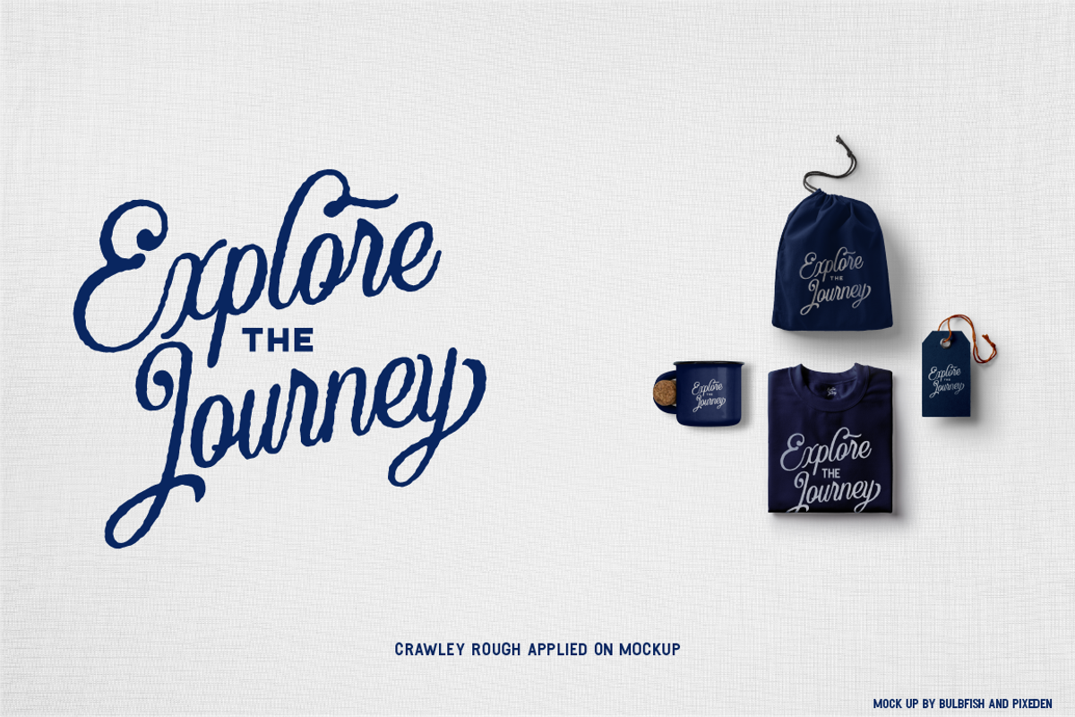 The Crawley (6 font with extras), a Script Font by Angin Studio (Photo 9 of 12)