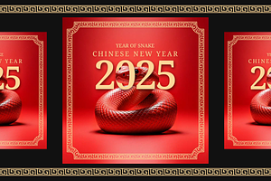 Chinese New Year 2025, a Social Media Template by Dimatra Store