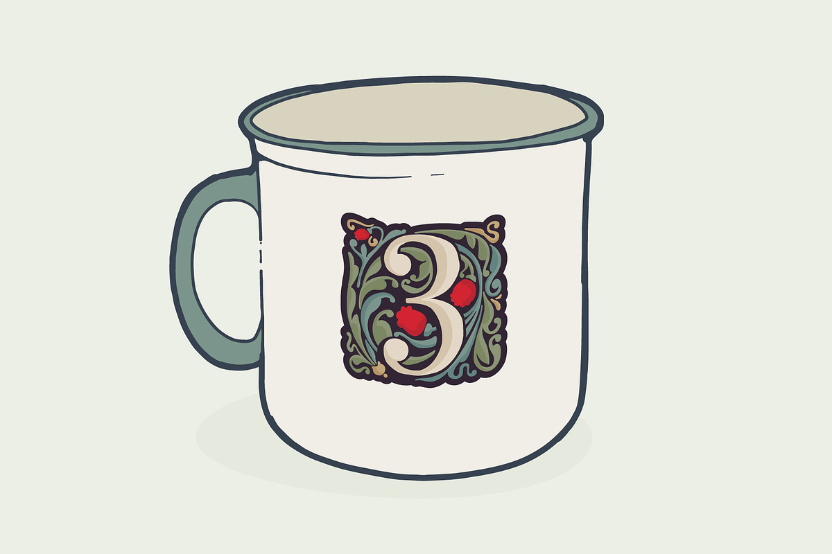 Illuminated Initials font family, a Blackletter Font by kaer_shop (Photo 10 of 10)