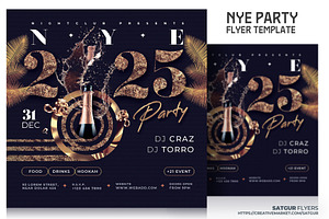 New Years Eve Party Flyer Template