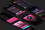 Muzic (Music App UI), an UI Kit Template by Rebound  (Thumbnail 6 of 6)