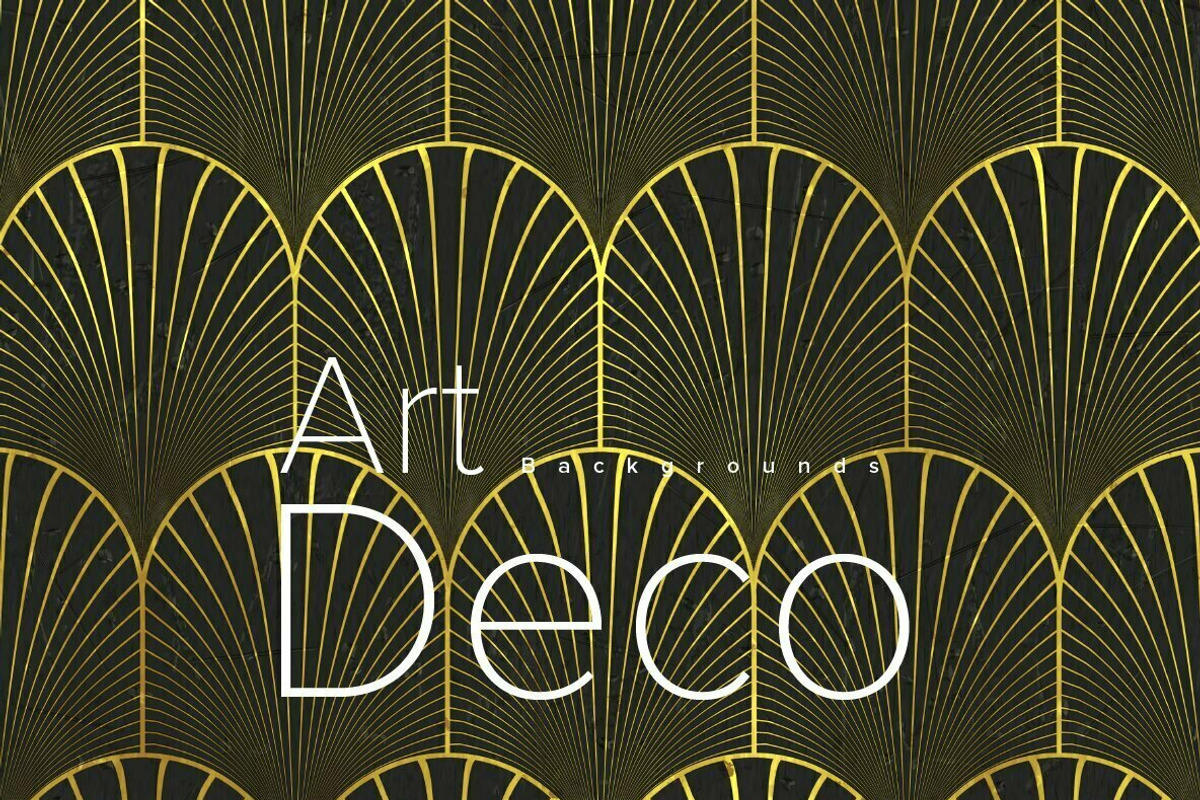 Art deco backgrounds, a Background Graphic by dotstudio (Photo 1 of 9)