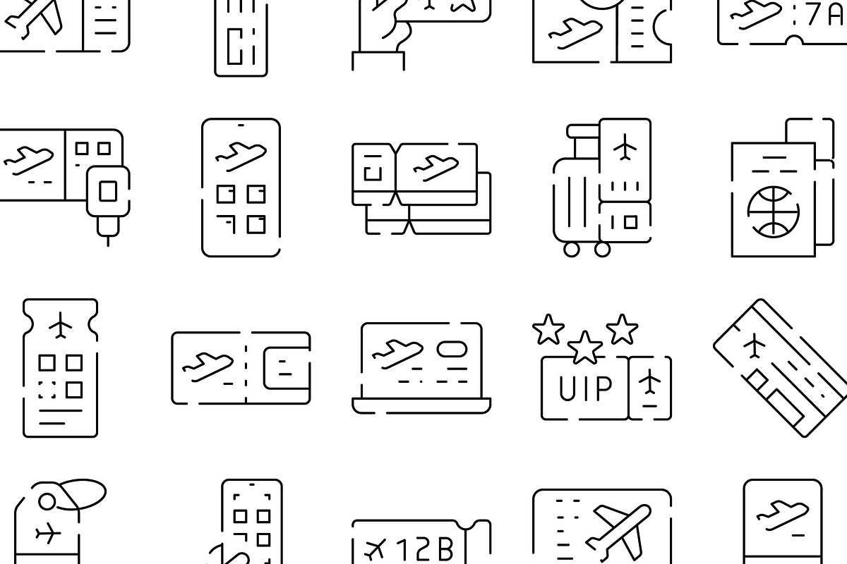 Air travel boarding pass and flight, an Object Graphic by pikepicture (Photo 3 of 3)