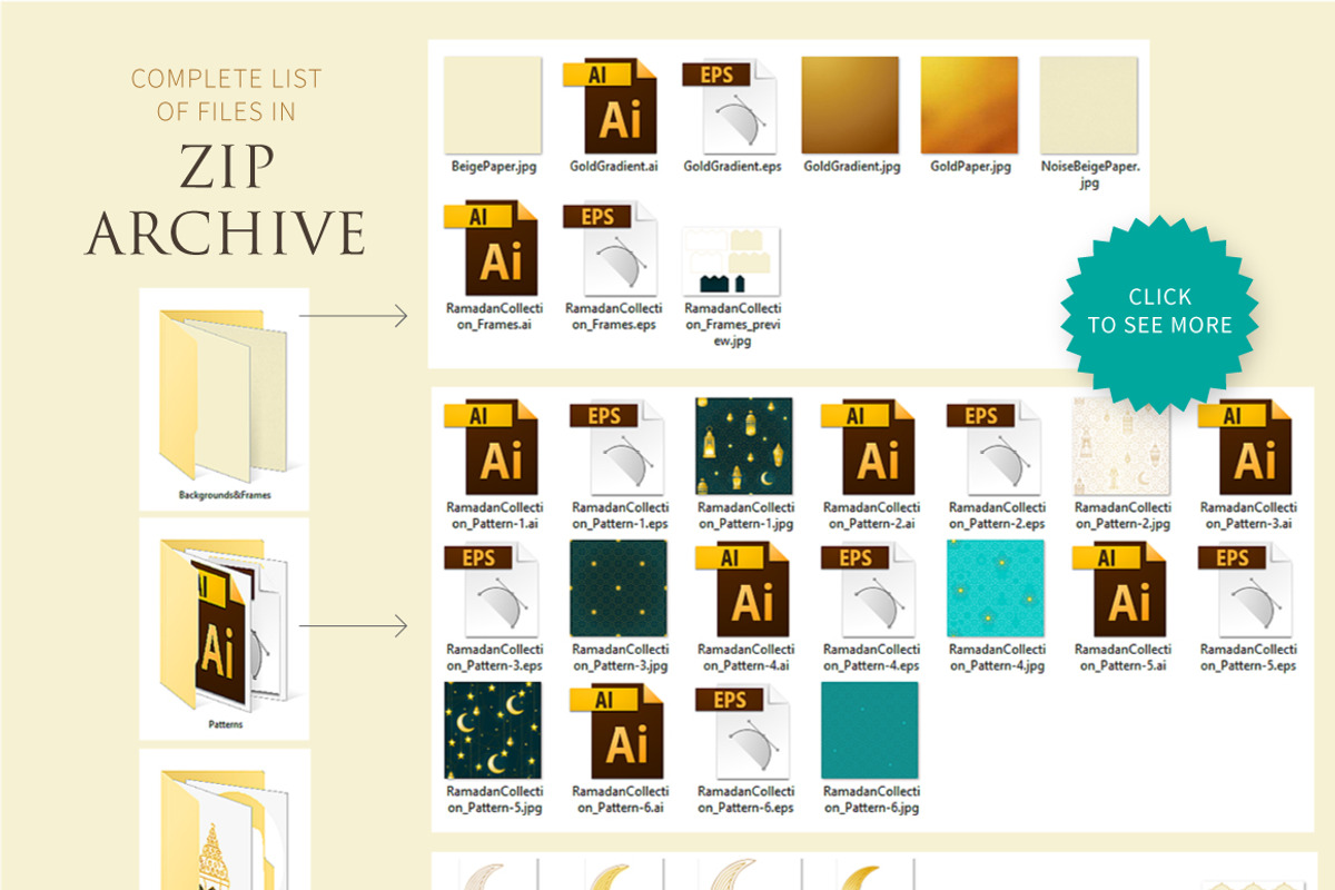 Ramadan Kareem Collection. Elements, a Decorative Illustration by O'Gold! (Photo 14 of 15)