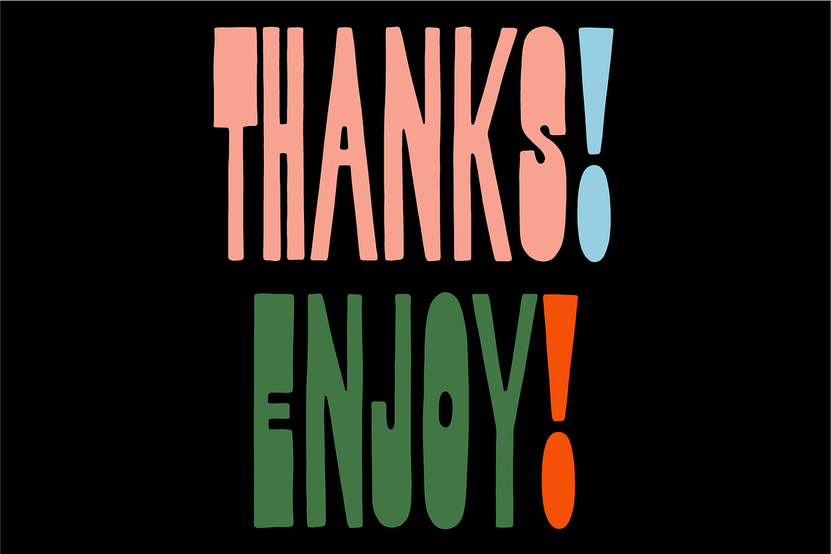 Oddball Super Tall - Retro Font, a Font by Studio Funshop by Kelli (Photo 7 of 7)