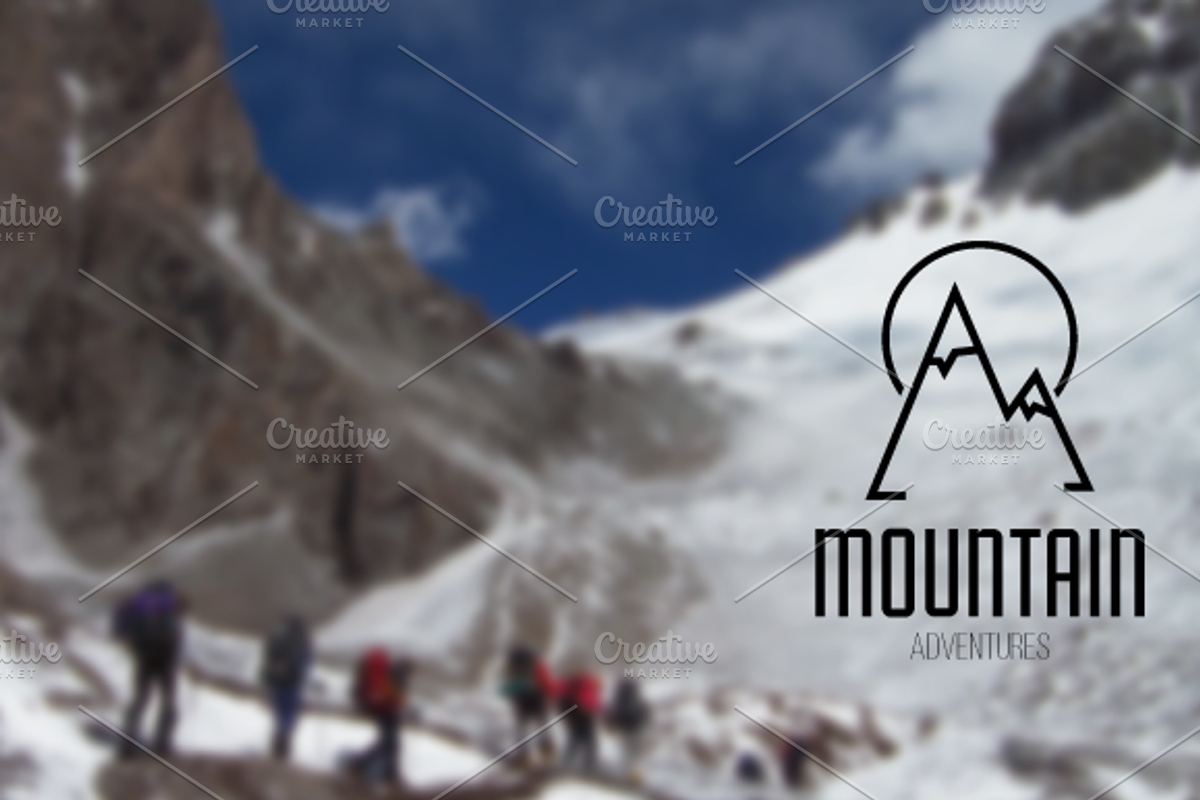Streamline Mountain Logos, a Branding & Logo Template by LovePowerDesigns (Photo 2 of 5)