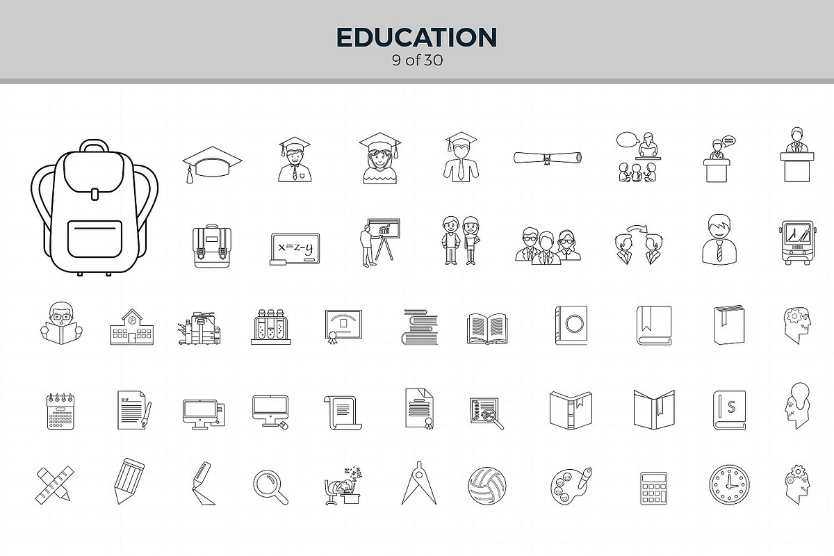 Jumbo Line Icons Pack, an Outline Icon by Jumbo Icons (Photo 11 of 48)