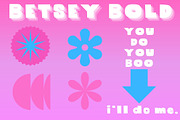Betsey Bold a Hand-written font, a Handwritten Font by Eryn Rose Design (Thumbnail 2 of 4)