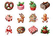 Christmas Treats Festive Food, a Graphic by CitraGraphics (Thumbnail 3 of 5)