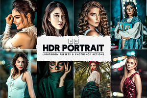 HDR Portrait Lr Presets & Ps Actions
