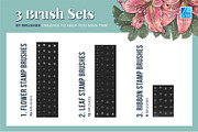 87 Floral Affinity Stamp Brushes, a Brush Add-On by Riveros Illustration (Thumbnail 2 of 11)